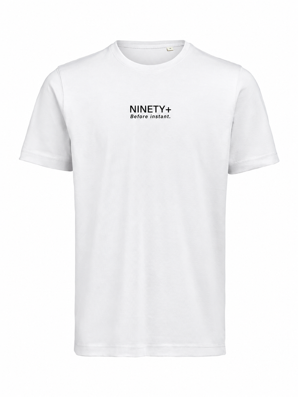 NOTEVEN NINETY+ NINETY+ — Before Instant, T-shirt bianco, fronte