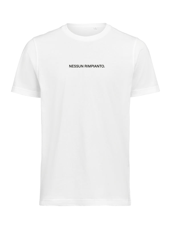 NOTEVEN NINETY+ Nessun Rimpianto, T-shirt bianco, fronte