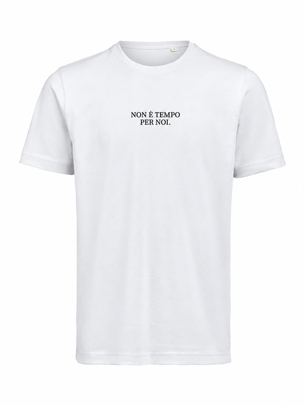 NOTEVEN NINETY+ Non È Tempo Per Noi, T-shirt bianco, fronte